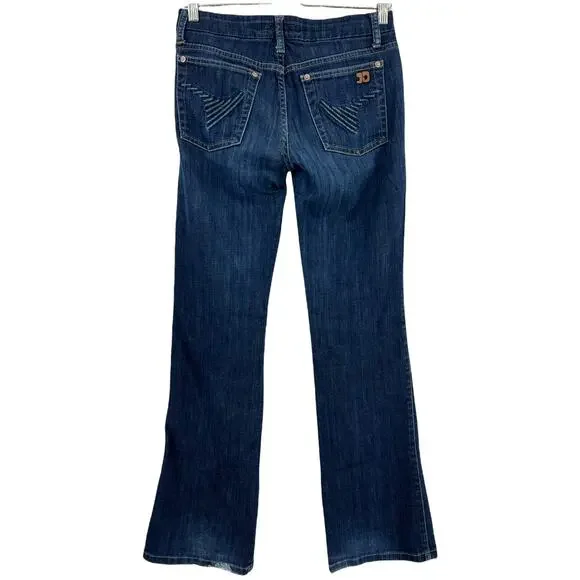 Joe's (27) (28x32) Regular Muse Bootcut Mid Rise Blue Perry Dark Wash Jeans - Picture 3 of 11